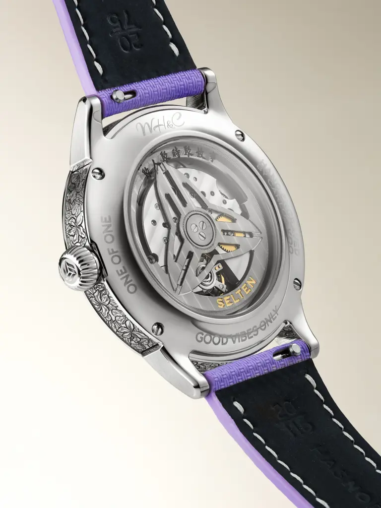 Selten x Watch Ho & Co, Jui Bauhinia, Purple Unique Piece Image 1++