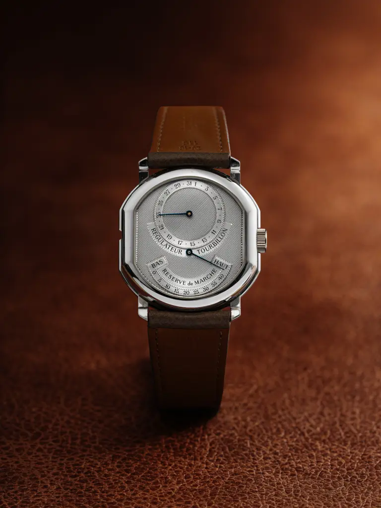 Daniel Roth, Régulateur Tourbillon Ref. 2187 in White Gold Image 1++