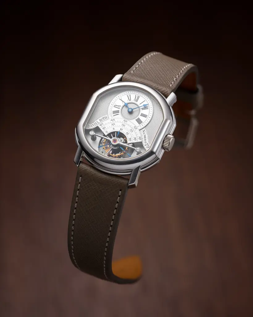 Daniel Roth, Régulateur Tourbillon Ref. 2187 in White Gold Image 1++