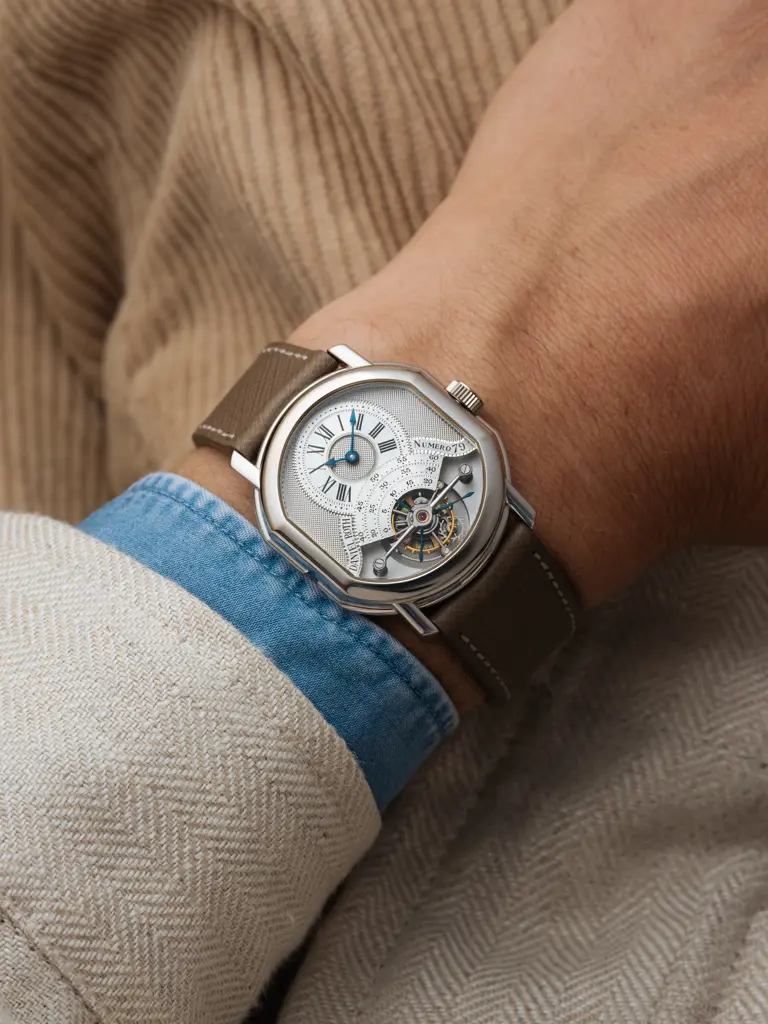 Daniel Roth, Régulateur Tourbillon Ref. 2187 in White Gold Image 1++