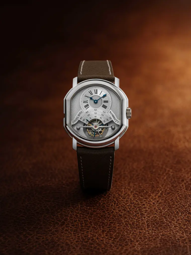 Daniel Roth, Régulateur Tourbillon Ref. 2187 in White Gold Image 1++