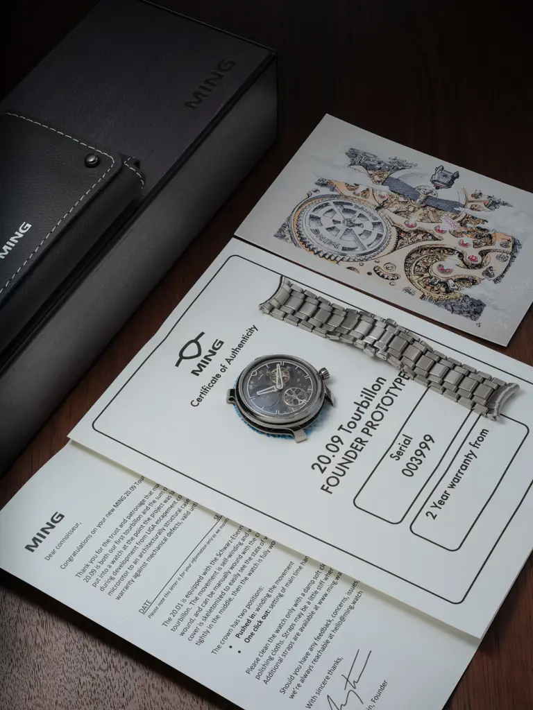 Ming 20.09 Tourbillon, Founder's Personal Prototype Image 1++